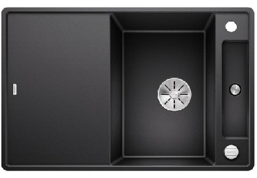 Zlewozmywak Blanco AXIA III 45S-F Silgranit PuraDur z korkiem InFino korkiem aut. i desk� z drewna jesionoweg