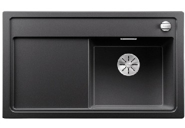 Zlewozmywak Blanco ZENAR 45S-F Silgranit PuraDur prawa komora z korkiem InFino i korkiem aut.