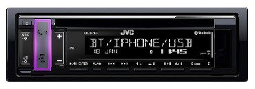 Radioodtwarzacz CD-mp3 JVC KD-T801BT