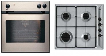 Piekarnik elektryczny + pyta gazowa Zanussi BMX 316 + ZGL 67 ITX