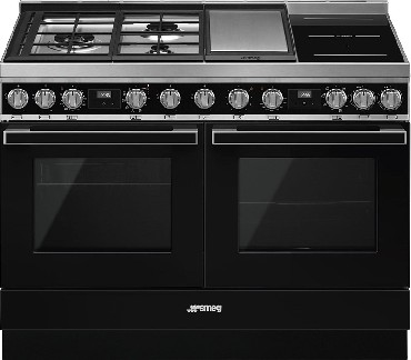 Kuchnia elektryczna z pyt gazow Smeg CPF120IGMP
