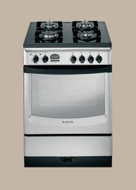 Kuchnia elektryczna z pyt gazow Hotpoint-Ariston C 312S P6 (X) U