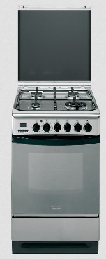 Kuchnia elektryczna z pyt gazow Hotpoint-Ariston C 35S P6 (X) U /HA S