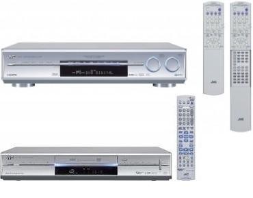 Zestaw Amplituner + Nagrywarka DVD JVC RX-D701 + DR-MH300
