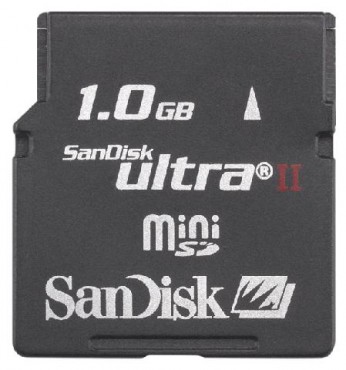 Karta pamici SanDisk miniSD Ultra II SD 1GB