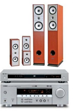 Zestaw kina domowego Yamaha RXV-357+ DVD-559+ Prism Amethyst