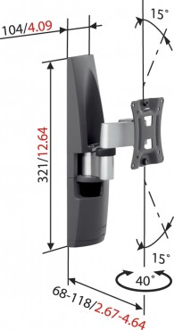 Uchwyty cienne do TV Vogels EFW 6125