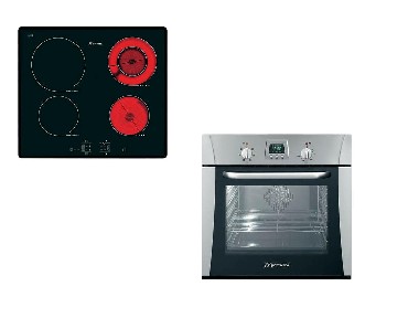 Piekarnik z pyt ceramiczno-indukcyjn Mastercook MF6EKP X + ID622 S