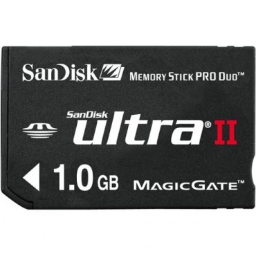 Karta pamici SanDisk Ultra II Memory Stick PRO  DUO-M 1GB + adapter MS