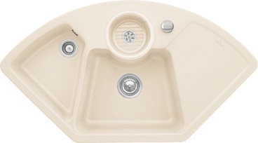 Zlewozmywak narony z ociekaczem Villeroy & Boch SOLO ECK classicline z.a.