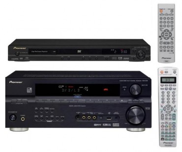Zestaw kina domowego bez gonikw Pioneer VSX-916 + DV-696