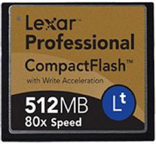 Karta pamięci Lexar Compact Flash Lt 512MB 80x