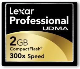 Karta pamięci Lexar CompactFlash Professional UDMA 2GB 300x