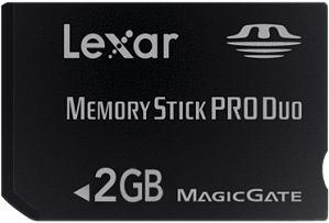 Karta pamięci Lexar Memory Stick Pro Duo 2 GB Premium