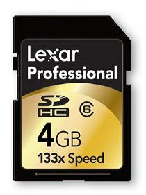 Karta pamięci Lexar Secure Digital HC 4GB 133x