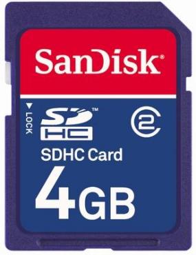 Karta pamięci SanDisk SDHC 4 GB