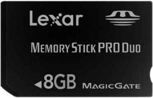 Karta pamięci Lexar Memory Stick Pro Duo 8 GB Premium