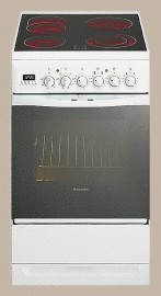 Kuchnia elektryczna z pyt ceramiczn Hotpoint-Ariston C 3V8 P.2 (W)