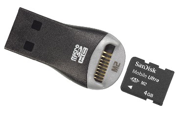 Karta pamici + akcesoria SanDisk Memory Stick Micro Ultra 4GB + adapter MS PRO DUO