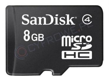 Karta pamici z adapterem SanDisk Ultra microSDHC 8GB