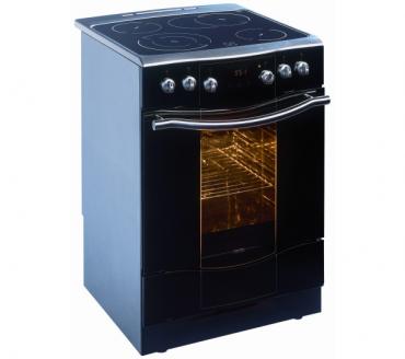 Kuchnia elektryczna z pyt ceramiczn Amica 608CE3.434TsYKDOg (XL) inox