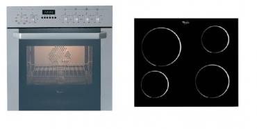 Piekarnik elektr. z pyt ceramiczn Whirlpool AKZ 400-IX-05 + AKT 108 NE
