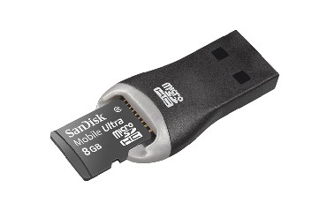 Karta pamici + akcesoria SanDisk Ultra microSDHC + czytnik USB Mobile MicroMate