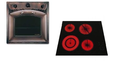 Piekarnik elektr. z pyt ceramiczn Nardi FRA 409 BR + PVC 60 D1S