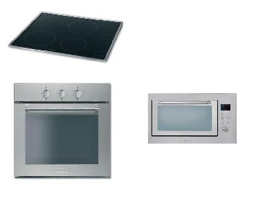 Piekarnik + Pyta ceramiczna + kuchenka mikrofalowa DeLonghi PMA 6 XL + TVX 460 L + MW 300 S