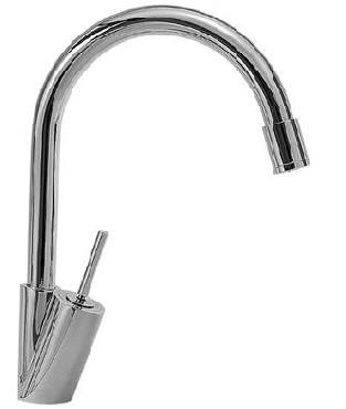 Bateria zlewozmywakowa Tres TOP-TRES 1.30.451.01 stojca chrom mat