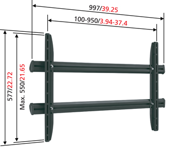 Uchwyty cienne do TV Vogels EFW 6445 dubel