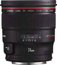 Obiektyw Canon EF 24MM 1.4L II USM