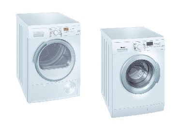 Zestaw pralka + suszarka + cznik Siemens WM10E462PL + WT46S513PL + WZ20300