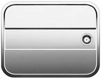 Ociekacz Blanco YPSILON 550-T stal polerowana