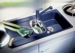 Zlewozmywak z ociekaczem Blanco VIVA 6S Silgranit tworz