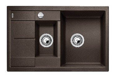 Zlewozmywak z ociekaczem Blanco METRA 6S Compact Silgranit PuraDur 2 + korek aut.