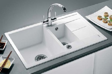 Zlewozmywak + bateria Blanco METRA 6S Compact + ZENOS-S