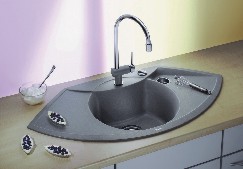 Zlewozmywak z ociekaczem Blanco COSMO 5S Silgranit PuraDur 2 B.A.