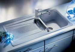 Zlewozmywak z ociekaczem Blanco VIVA 5S Silgranit PuraDur 2 + odsączarka stalowa