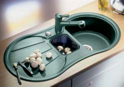 Zlewozmywak Blanco CRON 6S Silgranit PuraDur 2 z korkiem automat. + ods�czarka z tworzywa