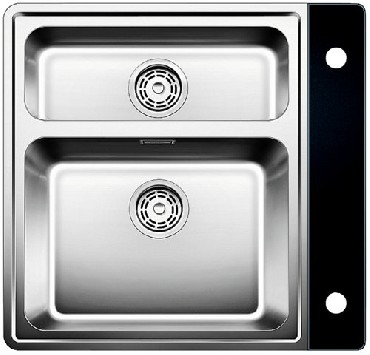 Zlewozmywak Blanco STATURA 6-I - W70 Crystal stal gładka