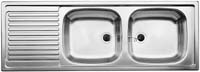 Zlewozmywak Blanco EZS 12 x 4 - 2 stal gładka matowa