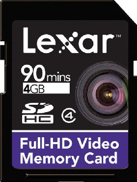 Karta pamici Lexar SDHC Video Full HD  4 GB