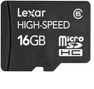 Karta pamięci Lexar microSDHC High Speed 16 GB bez adaptera.