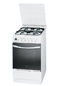 Kuchnia elektryczna z pyt gazow Indesit K3G66S W