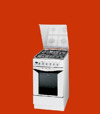 Kuchnia elektryczna z pyt gazow Indesit K3G55.A (XW)