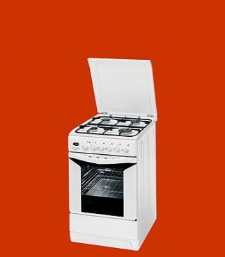 Kuchnia elektryczna z pyt gazow Indesit K3G76(W)
