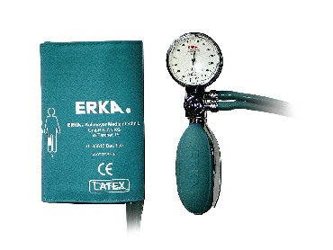 Cinieniomierz zegarowy ERKA Perfect-Aneroid 48 z zaworem mechanicznym