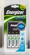 Ładowarka akumulatorków Energizer Quattro +HR6/4 2450mAh