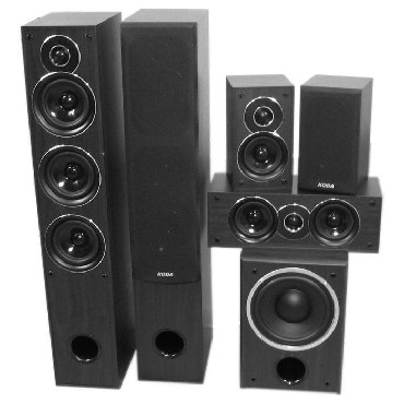 Zestaw gonikw kina domowego KODA F-51 v.3 + SW-550 v.2